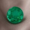 Brazilian Emerald round cut gemstone