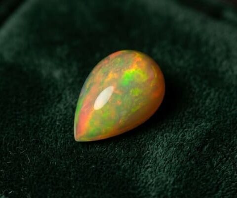 Brazilian Opal pear cut cabochon gemstone