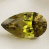 Chrysoberyl pear cut gemstone