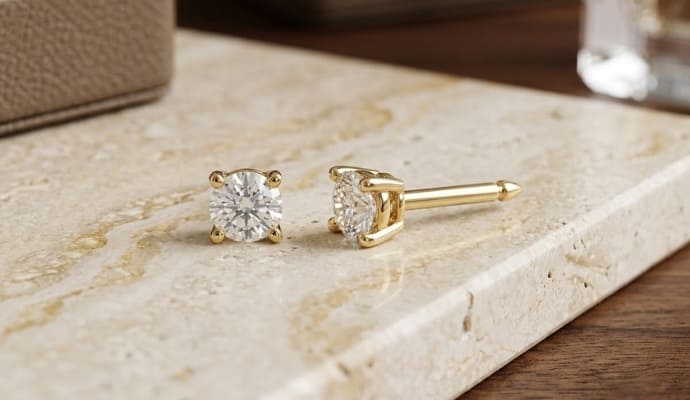 Lab Grown Diamond Stud Earrings