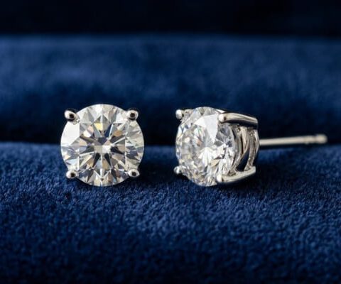 Lab Grown Diamond Stud Earrings