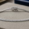 Classic 4 Prong Natural Diamond Tennis Bracelet