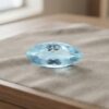 Classic Light Blue Aquamarine oval cut gemstone
