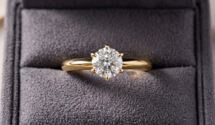 Lab Grown Diamond Engagement Ring