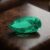 Colombian Emerald oval cut gemstone