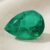 Colombian Emerald pear cut gemstone