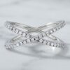 Half Way Lab Grown Diamond Ring