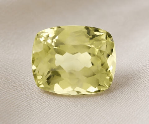 Cushion Color Change Diaspore Gemstone