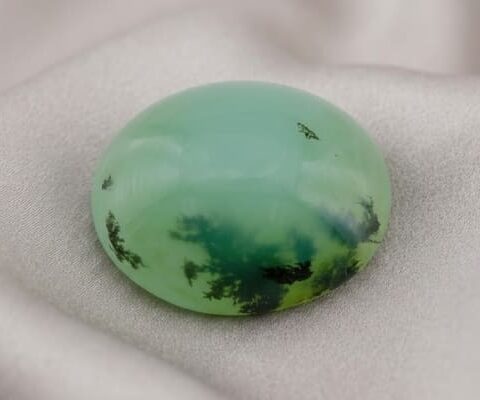 Dendritic Blue Opal Gemstone