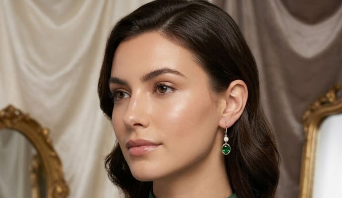 Glow Tsavorite Diamond Earrings