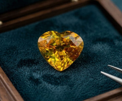 Fiery Yellowish Green Sphene Selection 2