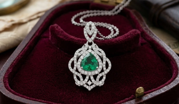 Garden Glow Green Tourmaline Pendant