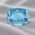 Grand Blue Aquamarine Cushion