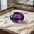 Grand Violet Amethyst Oval Gemstone