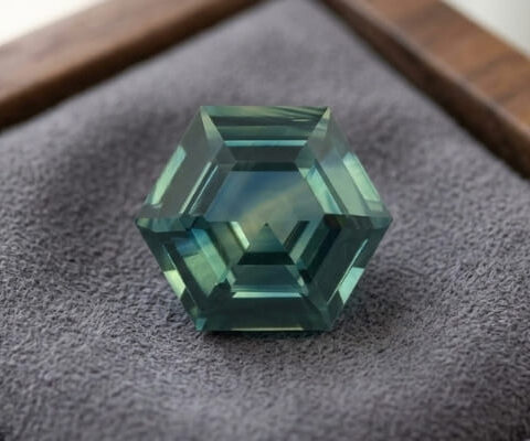 Unheated Green-Blue Sapphire