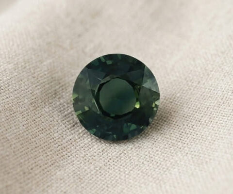 The Natural Green-Blue Sapphire Gemstone
