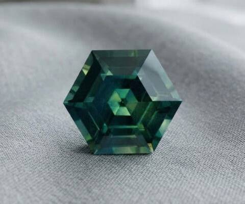 Green-Blue Sapphire Gemstone