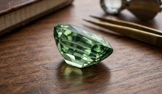 Natural Green Sapphire Gemstone