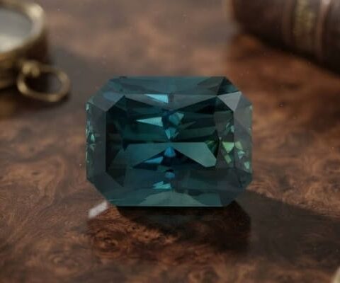 Greenish Blue Sapphire Gemstone