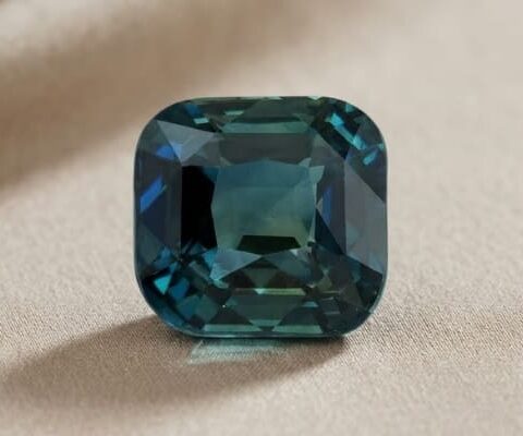 Greenish Blue Sapphire Gemstone