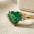 Emerald Engagement Ring