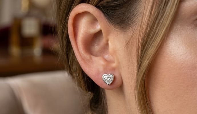 Lab Grown Diamond Stud Earring