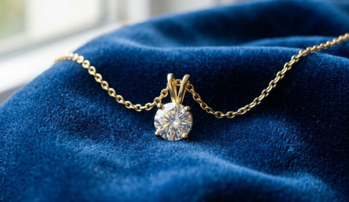 Lab Grown Diamond Necklace