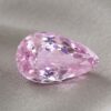 Natural light pink kunzite gemstone pear cut