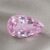 Natural light pink kunzite gemstone pear cut