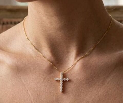 Diamond Cross Necklace