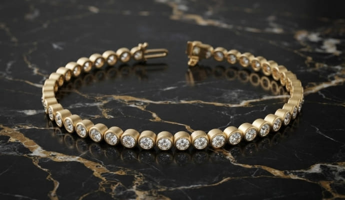 Cupcake Set Tennis Bracelet