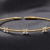 Beaded Butterfly Bangle