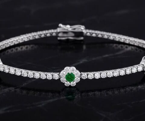 Emerald Centered Flower Clusters