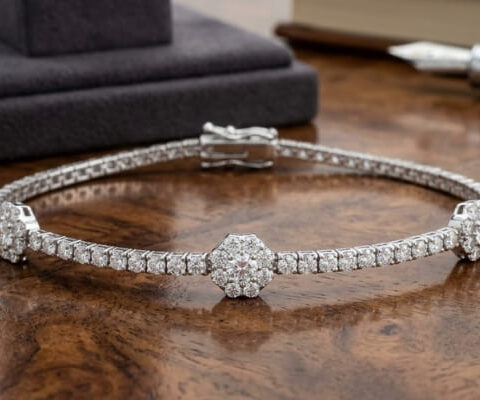 Lab Grown Diamond Tennis Bracelet