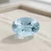 Light Blue Aquamarine oval cut gemstone