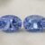 Light Cornflower Blue Sapphire oval cut matching pair