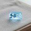 Luminous Blue Aquamarine cushion cut gemstone
