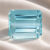 Luminous Blue Aquamarine octagonal cut gemstone