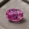 Pink Sapphire oval cut gemstone