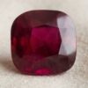 Madagascar Ruby cushion cut gemstone