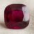 Madagascar Ruby cushion cut gemstone