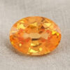 Natural Mandarin Garnet oval cut gemstone