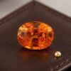 Natural Mandarin Garnet oval cut gemstone