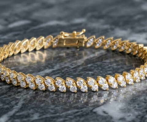 Lab Grown Diamond Tennis Bracelet