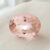 Oval Cut Peach Pink Morganite Gemstone