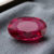 Oval Cut Mozambique Ruby Gemstone