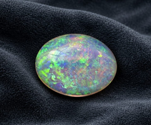 Oval Multicolor Australian Crystal Opal