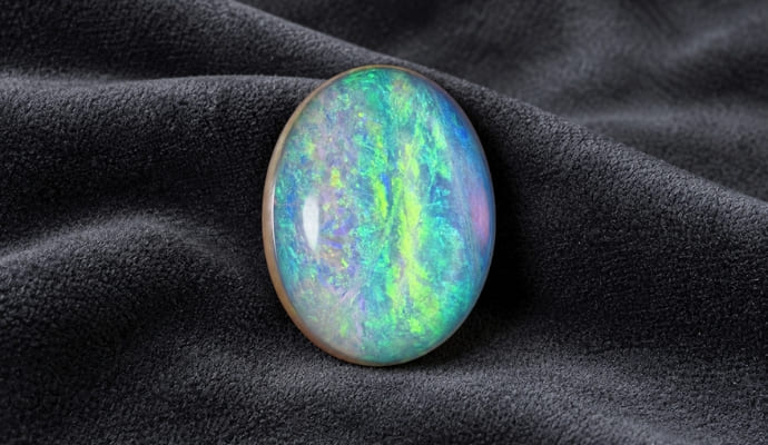 1. Natural Australian Crystal Opal Gemstone