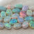 Natural Australian crystal opal gemstone collection with vibrant colour play