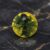 Natural bi-color sapphire round cut loose gemstone with yellow and green tones